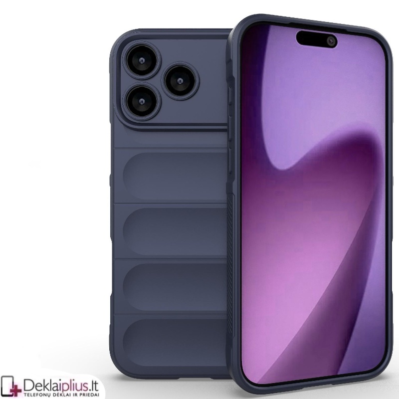 Magic Shield guminis dėklas su kameros apsauga - mėlynas (Apple Iphone 17 Pro Max/18 Pro Max) Magic Shield guminis dėklas su kameros apsauga - mėlynas (Apple Iphone 17 Pro Max/18 Pro Max)